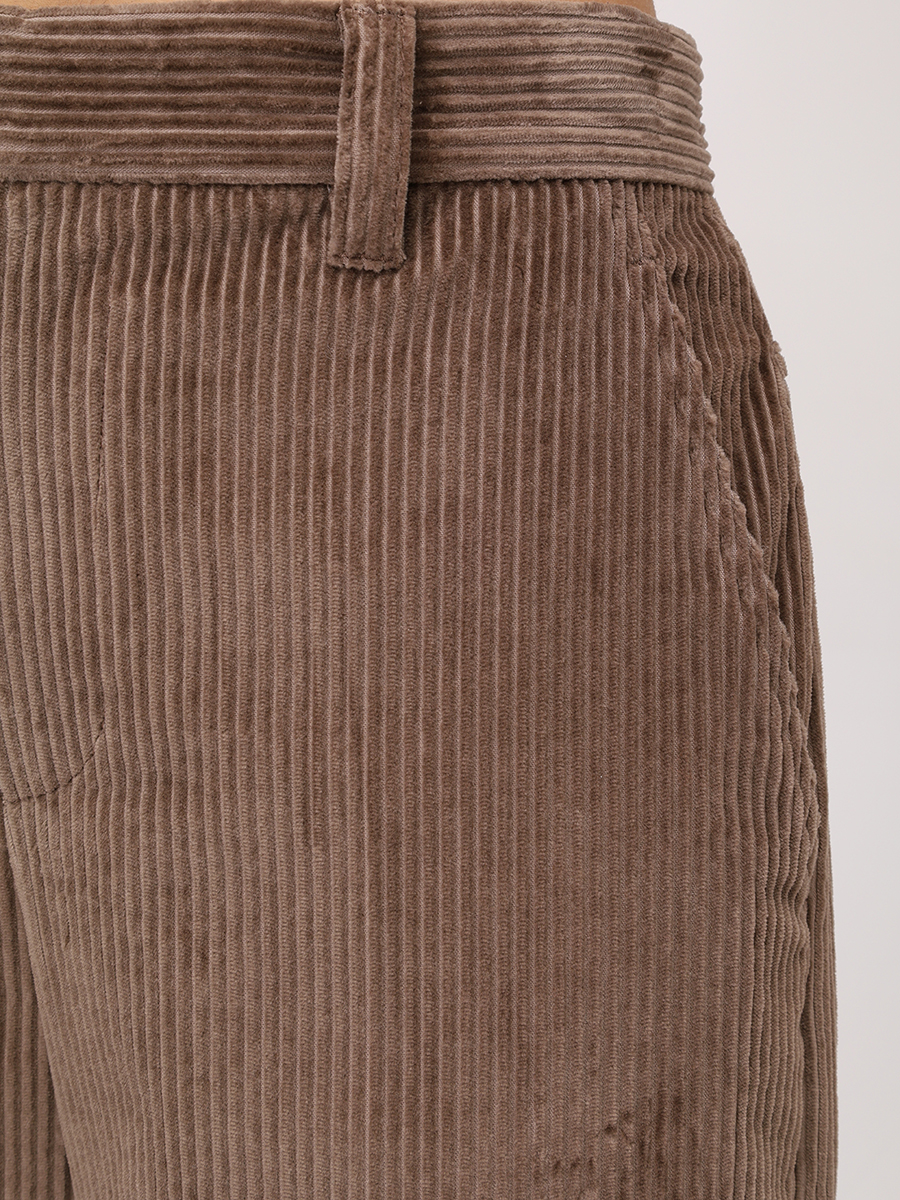 

Брюки вельветовые, Коричневый, MA180P8724 C649