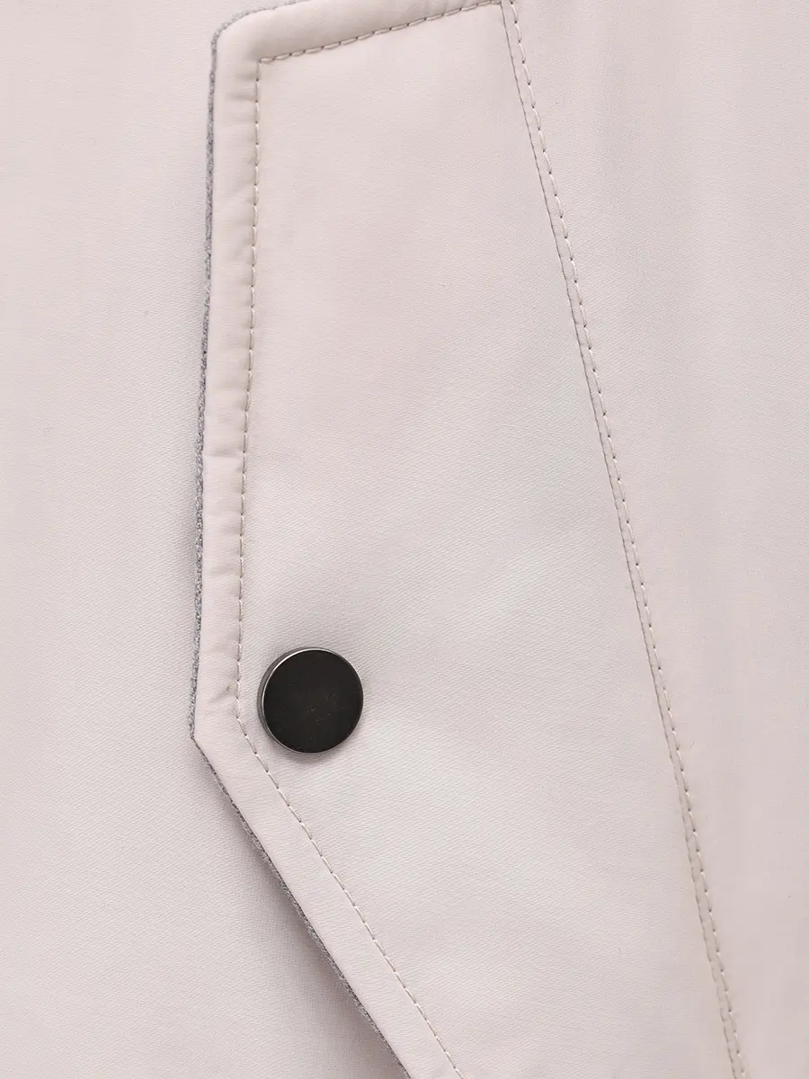 Пуховик однотонный BRUNELLO CUCINELLI MG5017852 C7958 Бежевый  Фото 6