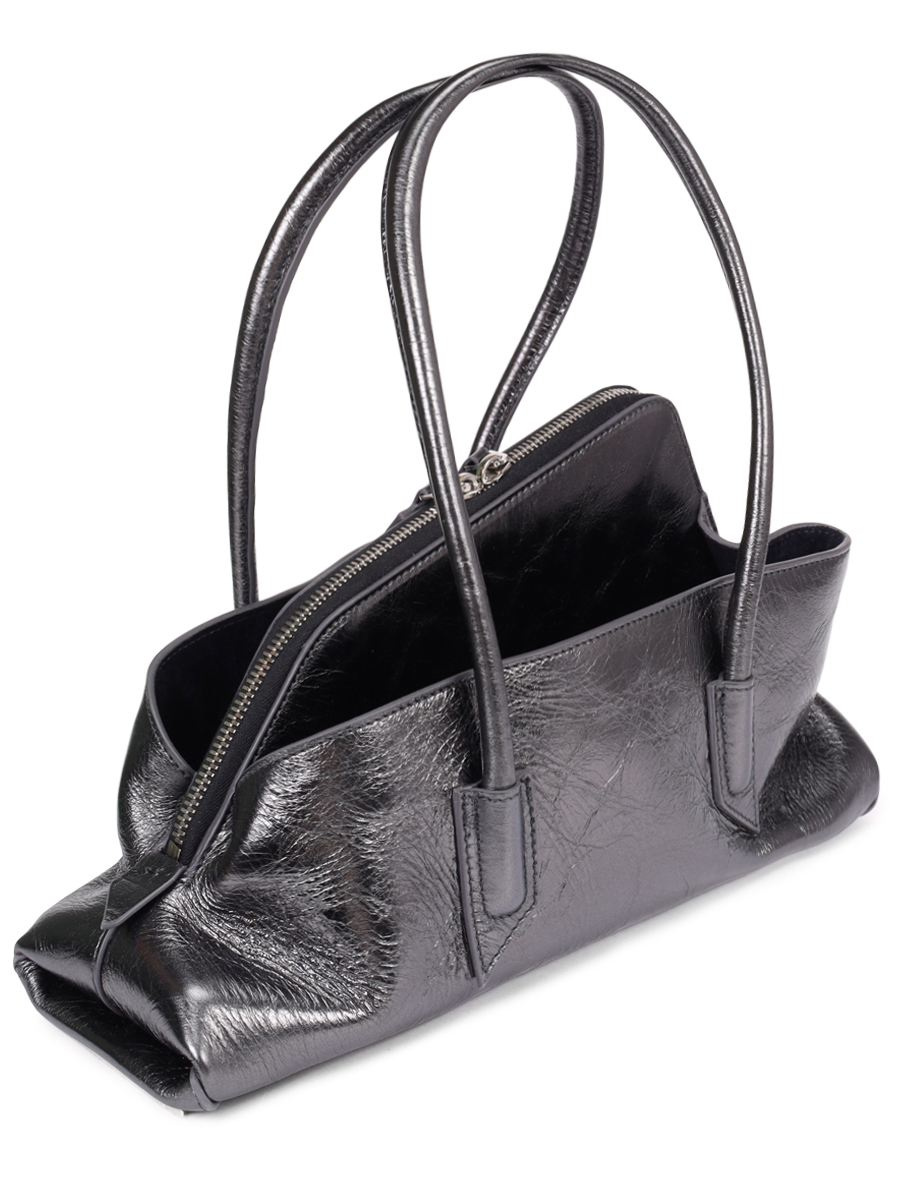 Сумка кожаная THEATTICO 251WAH00058 - LBT070AA - 233 Серый  Фото 3