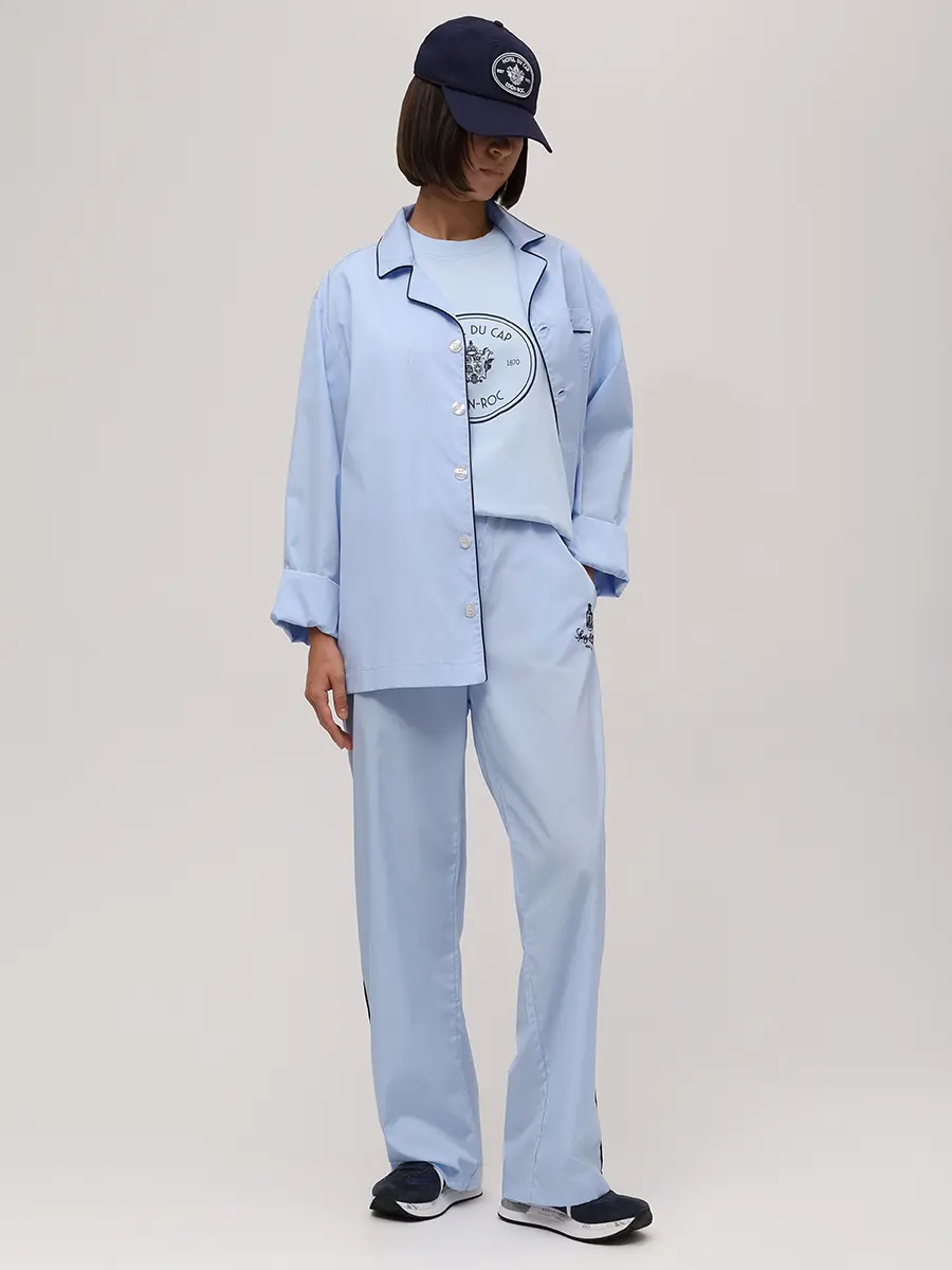 

Футболка хлопковая, Голубой, TO04360666BL90/3900