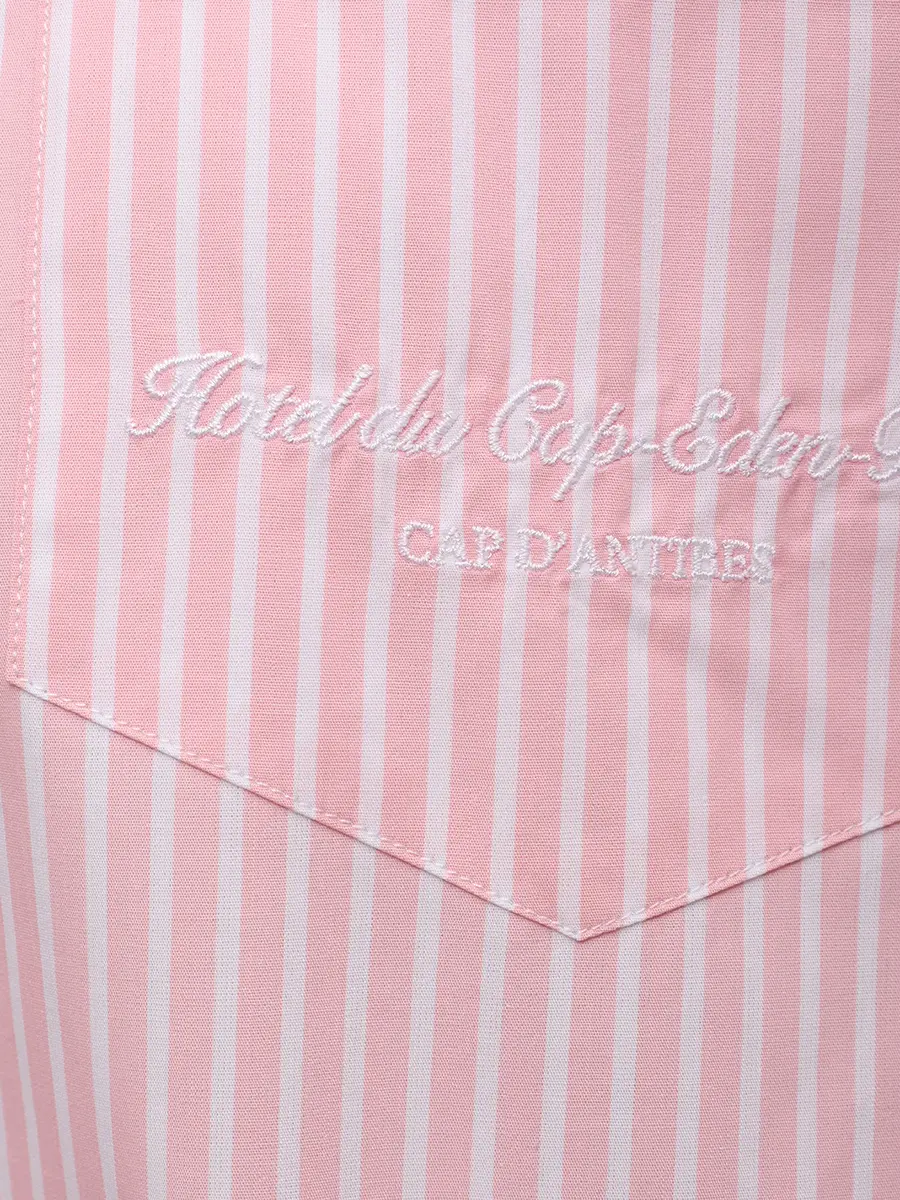 Рубашка хлопковая SPORTY & RICH SI00760673ST64/3889 Розовый  Фото 6