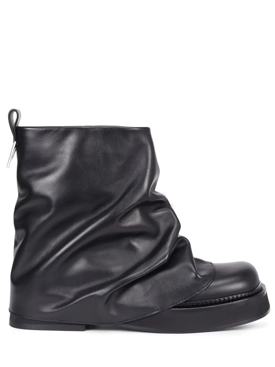 Ботинки кожаные Robin mini THEATTICO 247WSH00832 - LBT019AA - 100 Черный 