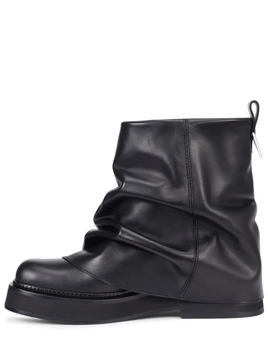 Ботинки кожаные Robin mini THEATTICO 247WSH00832 - LBT019AA - 100 Черный  Фото 3