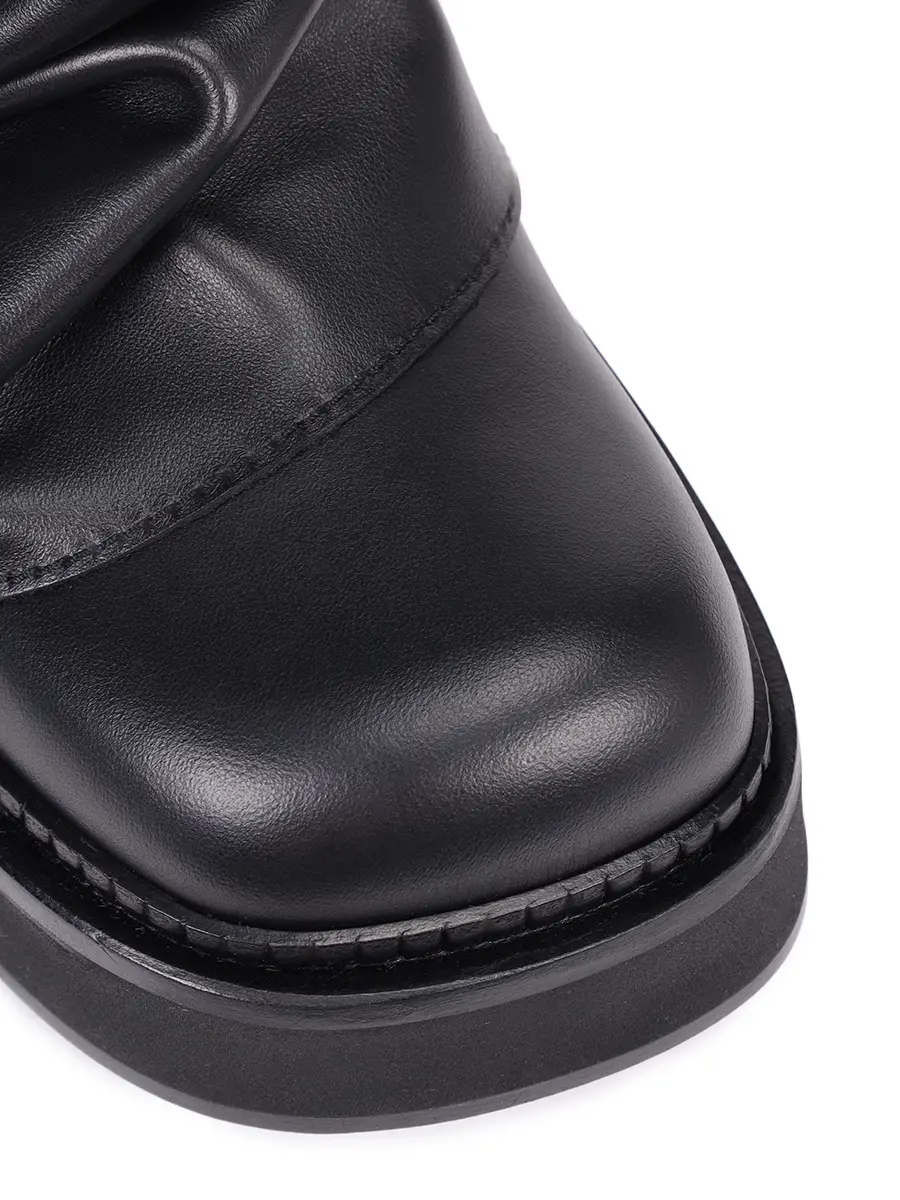 Ботинки кожаные Robin mini THEATTICO 247WSH00832 - LBT019AA - 100 Черный  Фото 5