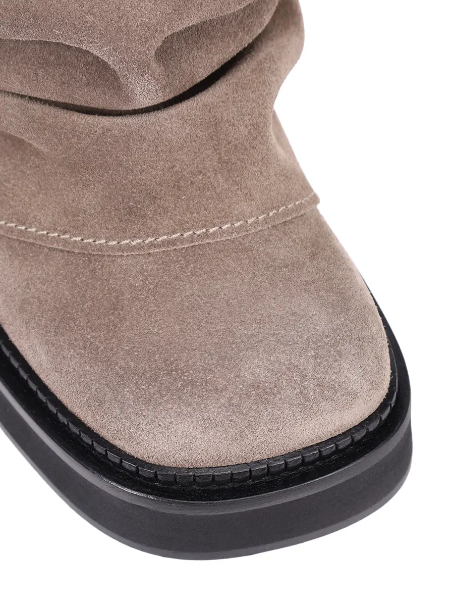 Сапоги замшевые THEATTICO 250WSH00798 - LBT040AA - 215 Бежевый  Фото 5