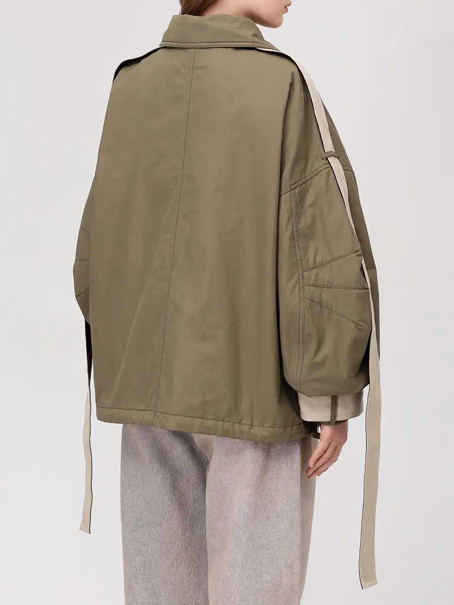 Куртка хлопковая THEATTICO 251WCB00094 - CCC118AA - 081 Хаки  Фото 3