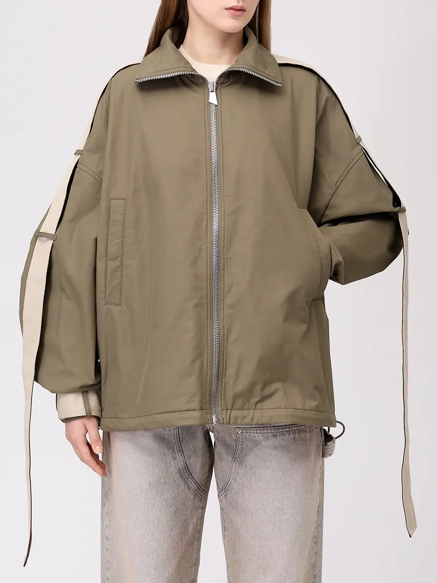 Куртка хлопковая THEATTICO 251WCB00094 - CCC118AA - 081 Хаки  Фото 4