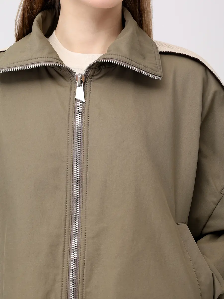 Куртка хлопковая THEATTICO 251WCB00094 - CCC118AA - 081 Хаки  Фото 5