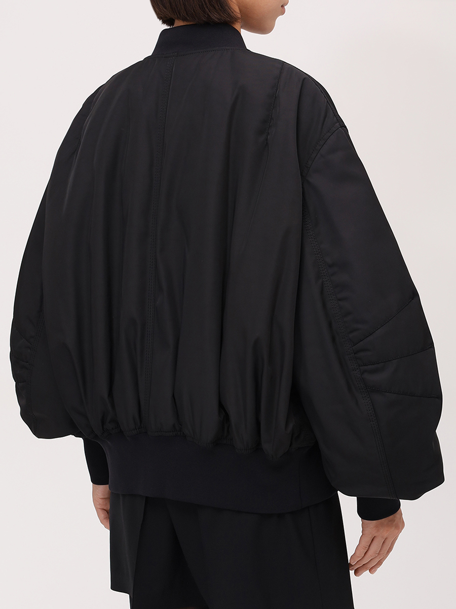 

Бомбер однотонный, Черный, 251WCB00070 - PLL001AA - 100