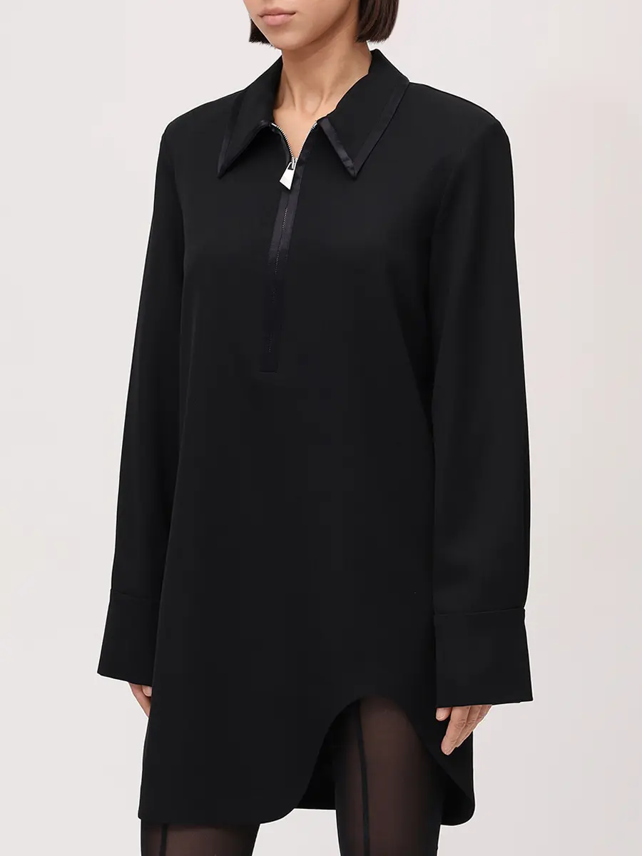 Платье шерстяное THEATTICO 251WCA00434 - WWW065AA - 100 Черный  Фото 4