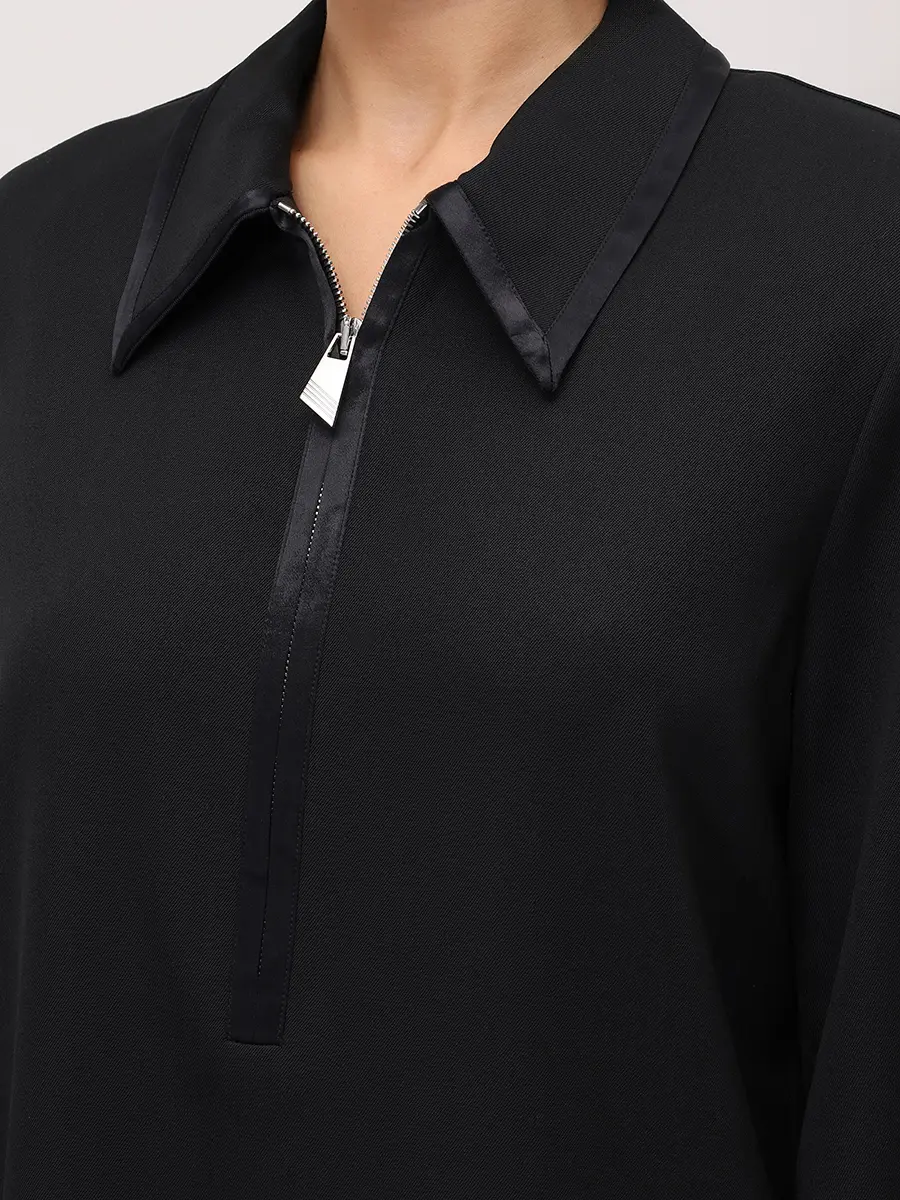 Платье шерстяное THEATTICO 251WCA00434 - WWW065AA - 100 Черный  Фото 5