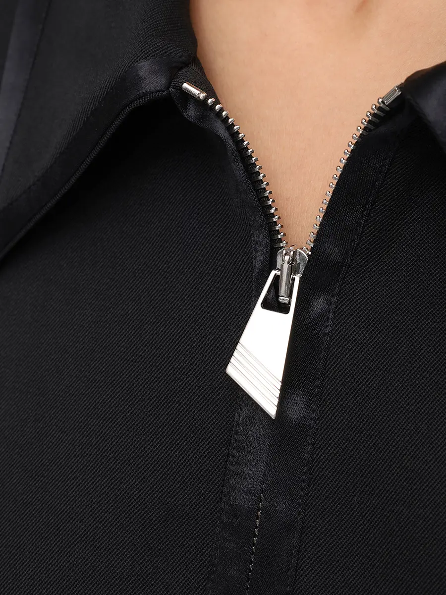 Платье шерстяное THEATTICO 251WCA00434 - WWW065AA - 100 Черный  Фото 6