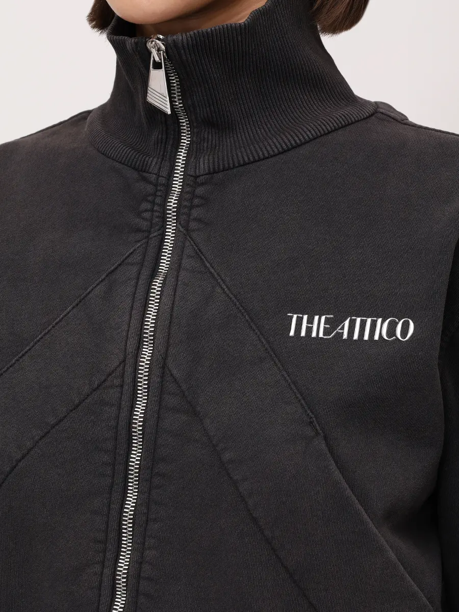 Олимпийка хлопковая THEATTICO 251WCF00022 - JJF003AA - 615 Черный  Фото 5