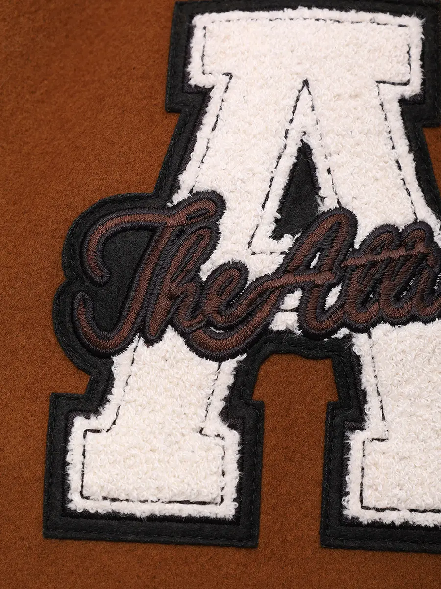 Бомбер комбинированный THEATTICO 251WCB00092 - WWV058AA - 046 Коричневый  Фото 6