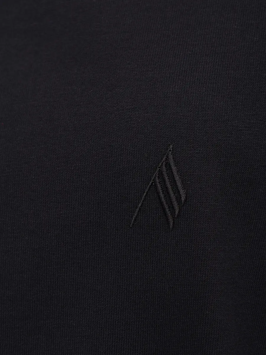 Футболка хлопковая THEATTICO 251WCT00350 - JJJ025AA - 100 Черный  Фото 6