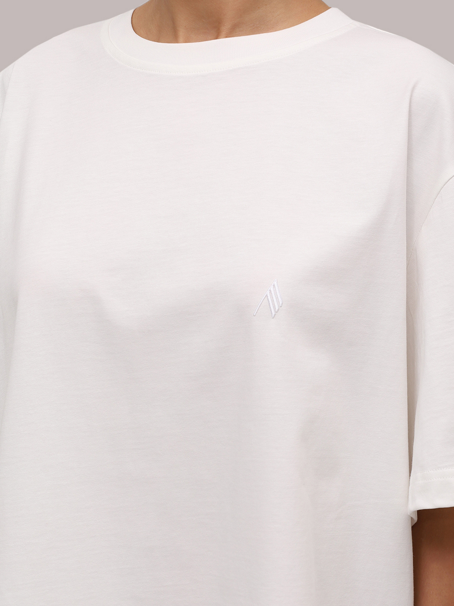 Футболка хлопковая THEATTICO 251WCT00350 - JJJ025AA - 001 Белый  Фото 5