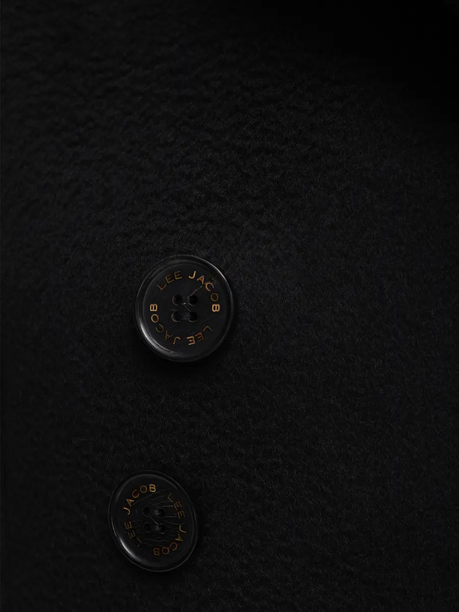 Пальто шерстяное JACOB LEE WWC2062AW25B Черный  Фото 6