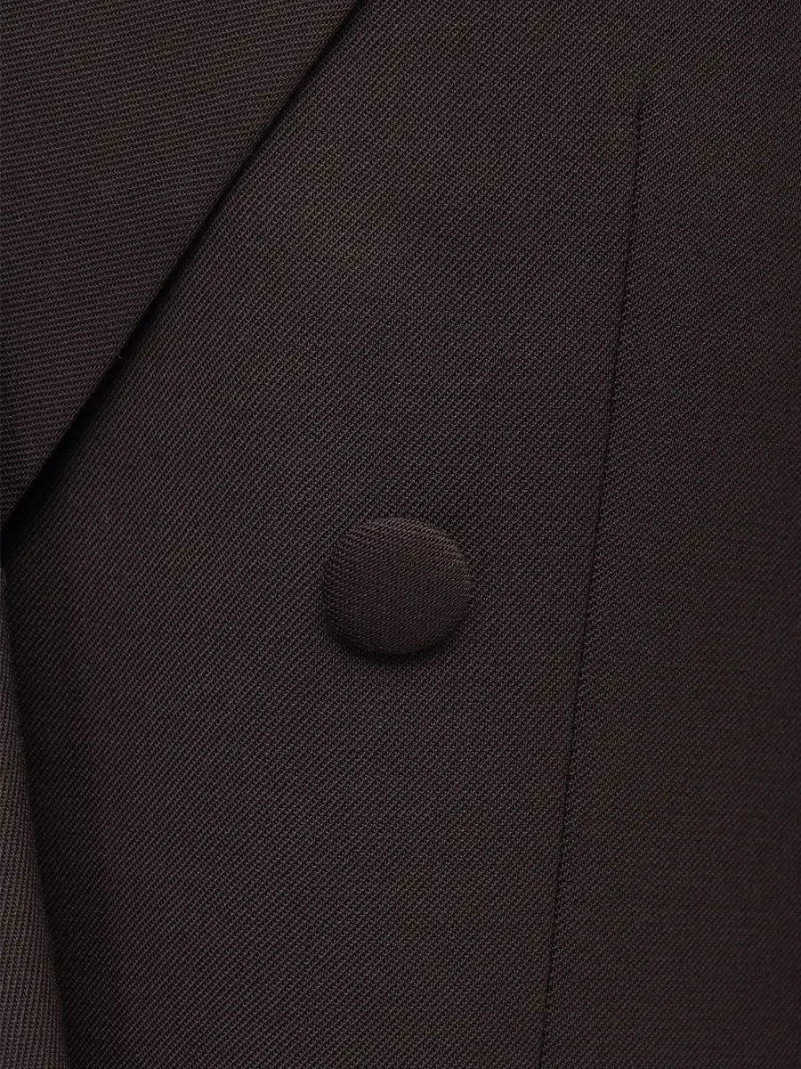 

Пиджак шерстяной, Коричневый, WWB2060AW25-OVER