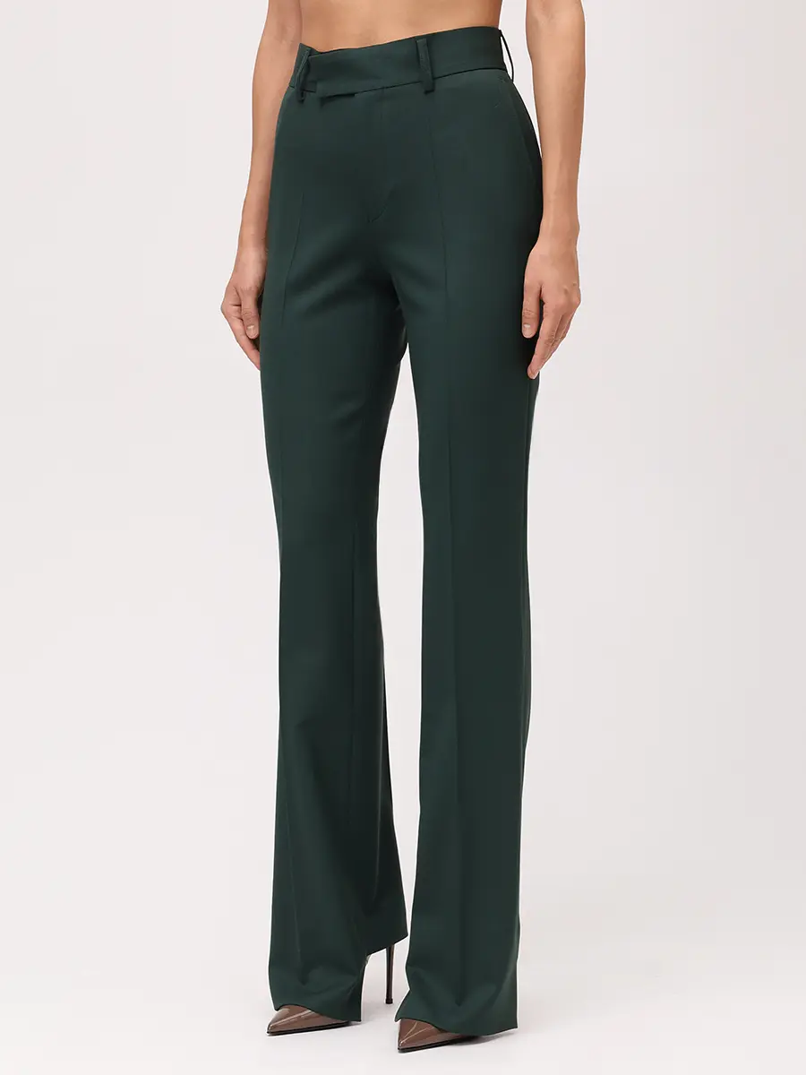 Брюки шерстяные JACOB LEE WWP2051AW25BG Зеленый  Фото 4