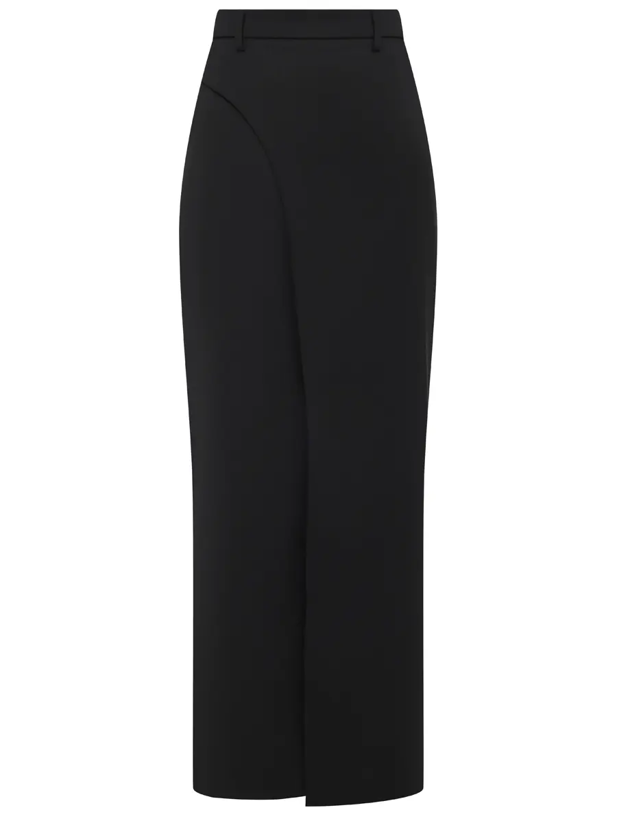 

Юбка шерстяная, Черный, WWS2045AW25B