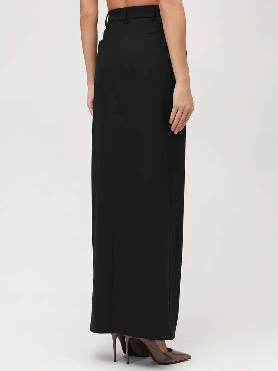 

Юбка шерстяная, Черный, WWS2045AW25B