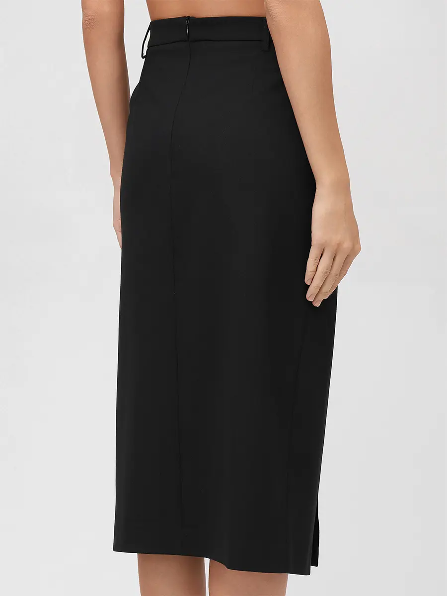 

Юбка шерстяная, Черный, WWS2046AW25B