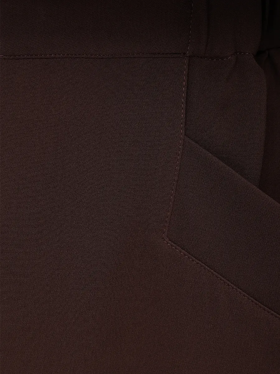 Платье шелковое JACOB LEE WD2008AW25BW Коричневый  Фото 6