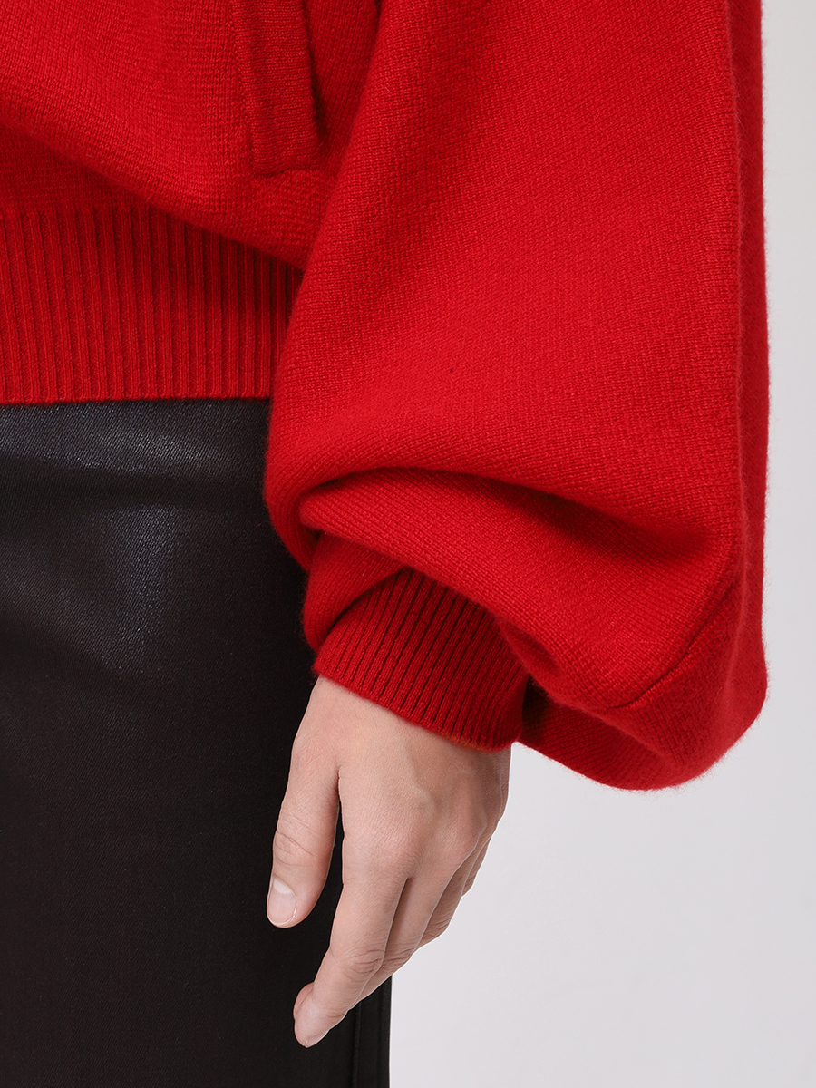 Кардиган кашемировый JACOB LEE WCJ2090AW25NR Красный  Фото 5