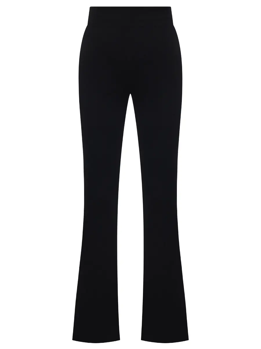 Брюки-клеш кашемировые JACOB LEE WCFP2099AW25B Черный 