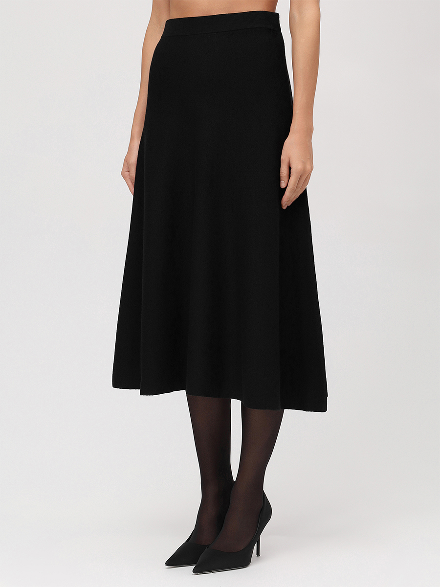 

Юбка шерстяная, Черный, WCS2069AW25B