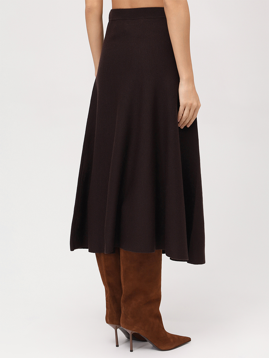 Юбка шерстяная JACOB LEE WCS2069AW25BW Коричневый  Фото 3