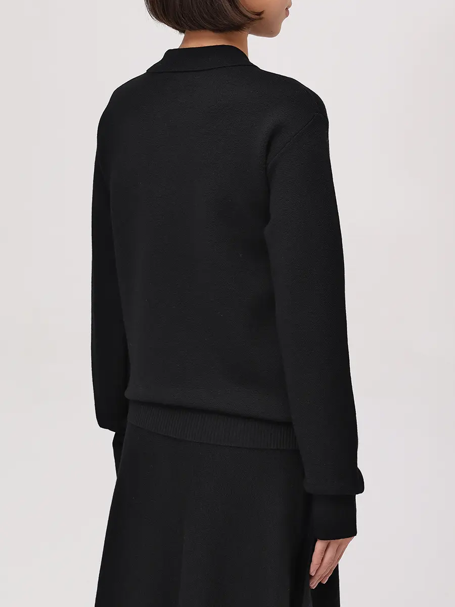 Поло шерстяное JACOB LEE WCP2068AW25B Черный  Фото 3