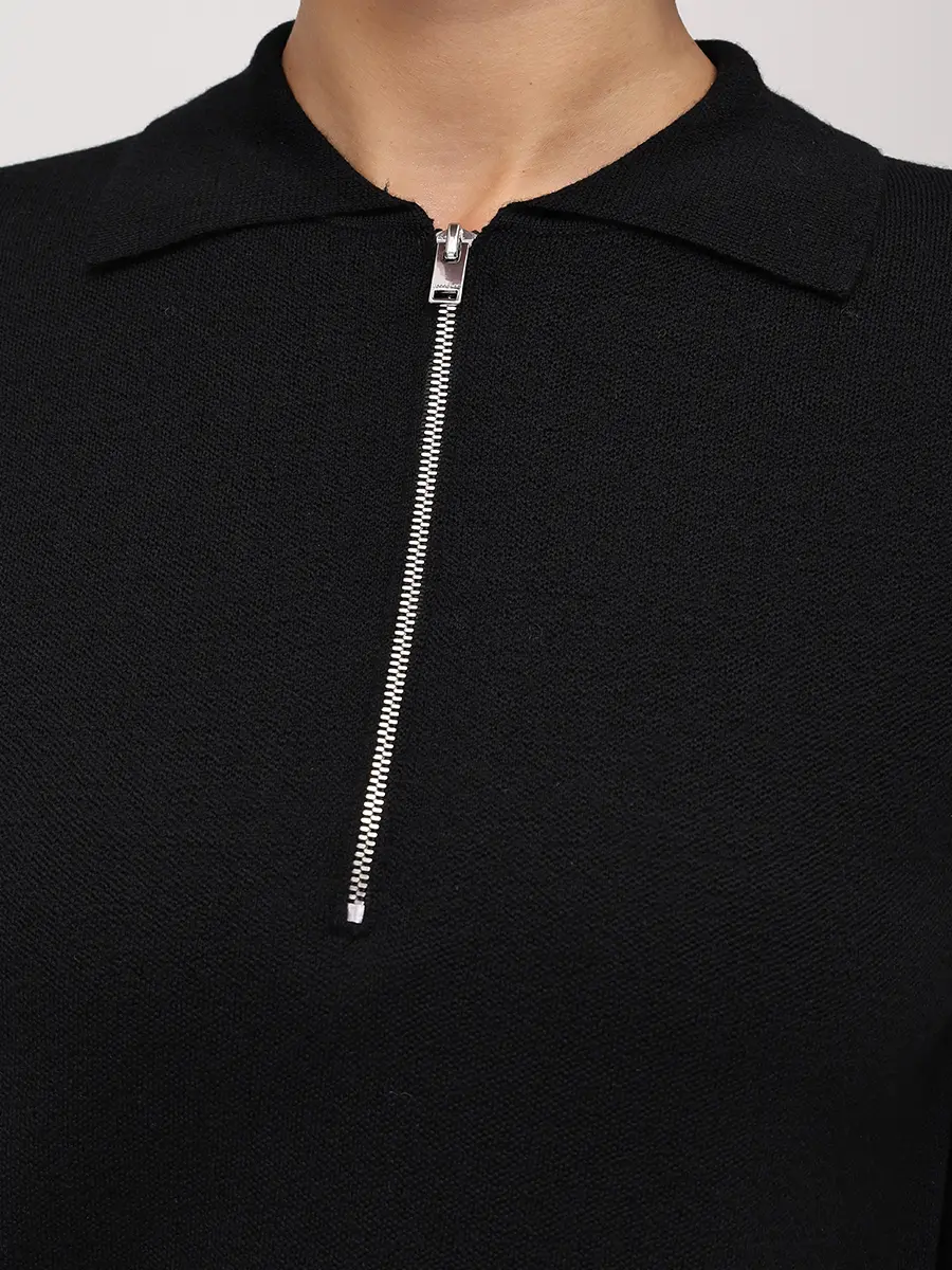 Поло шерстяное JACOB LEE WCP2068AW25B Черный  Фото 5