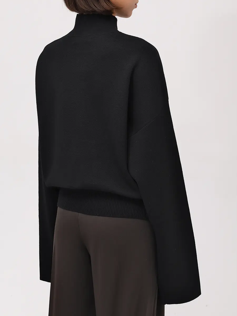 Водолазка шерстяная JACOB LEE WCS2070AW25B Черный  Фото 3