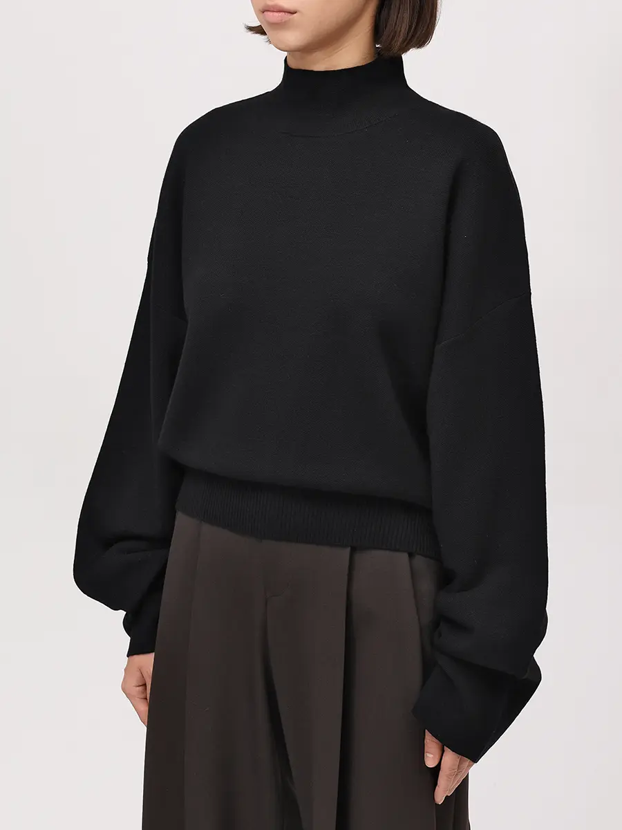 Водолазка шерстяная JACOB LEE WCS2070AW25B Черный  Фото 4