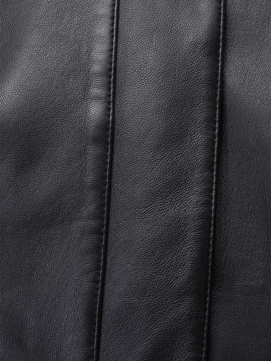 Куртка кожаная JACOB LEE WLJ20131AW25B Черный  Фото 6