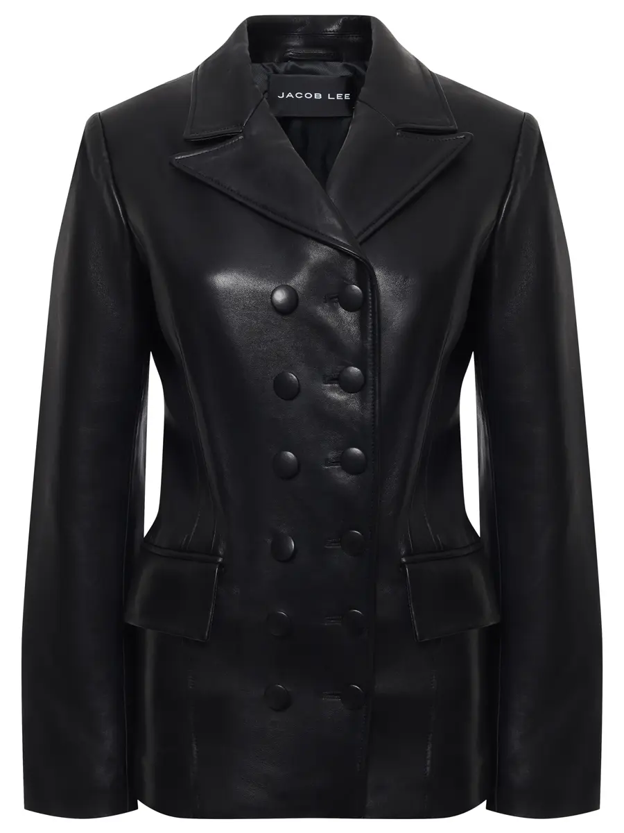 Куртка кожаная JACOB LEE WLB20120AW25B Черный 