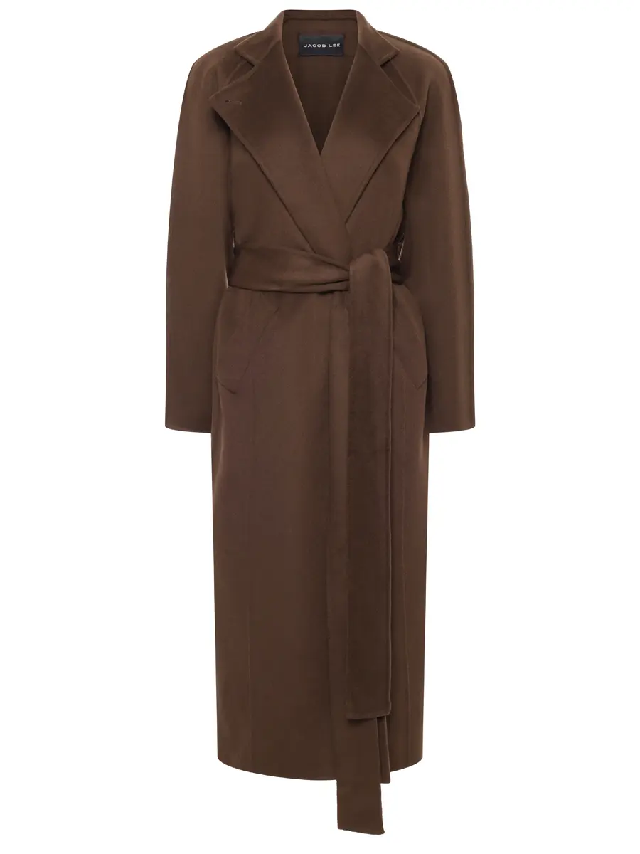 

Пальто из шерсти и кашемира, Коричневый, WCC2076AW25BW