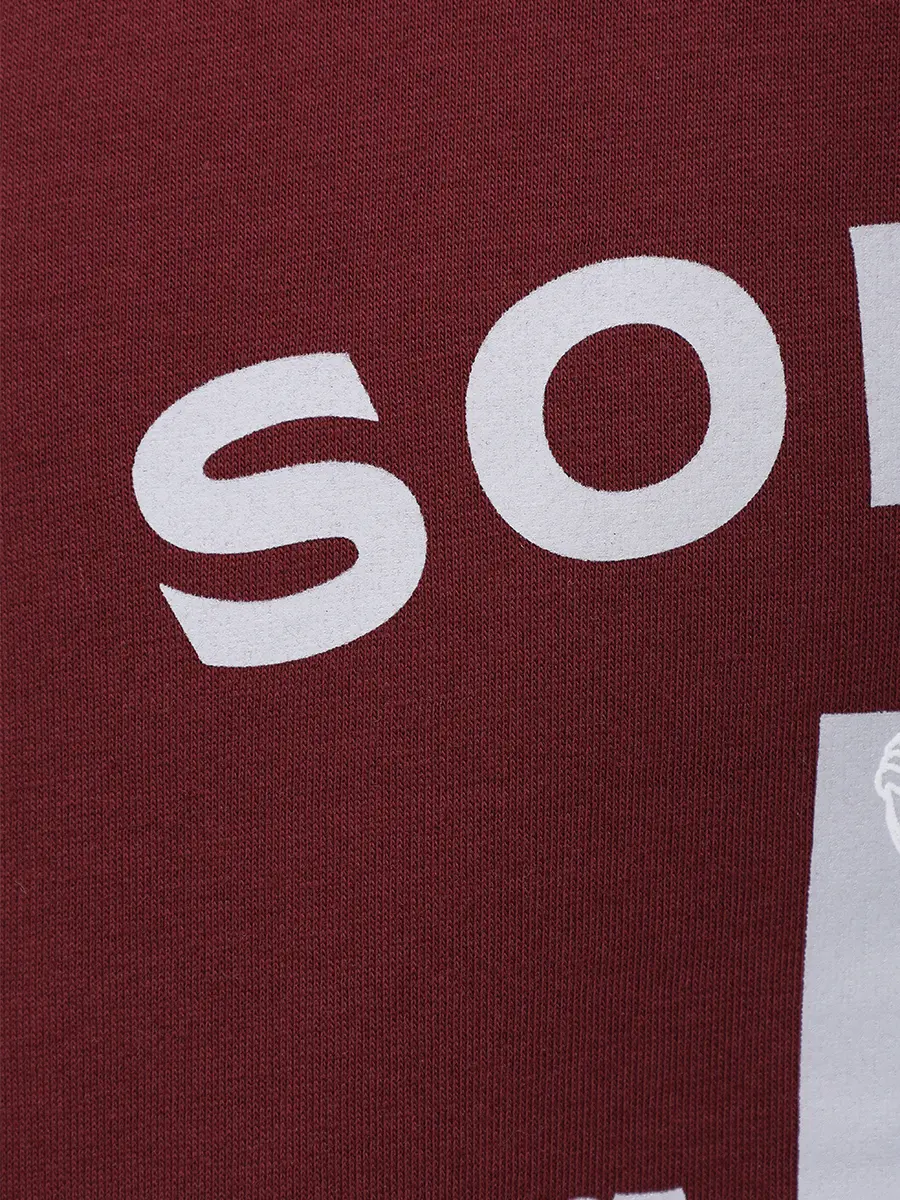 Толстовка хлопковая BRUNELLO CUCINELLI MW8633380G C3985 Бордовый  Фото 6