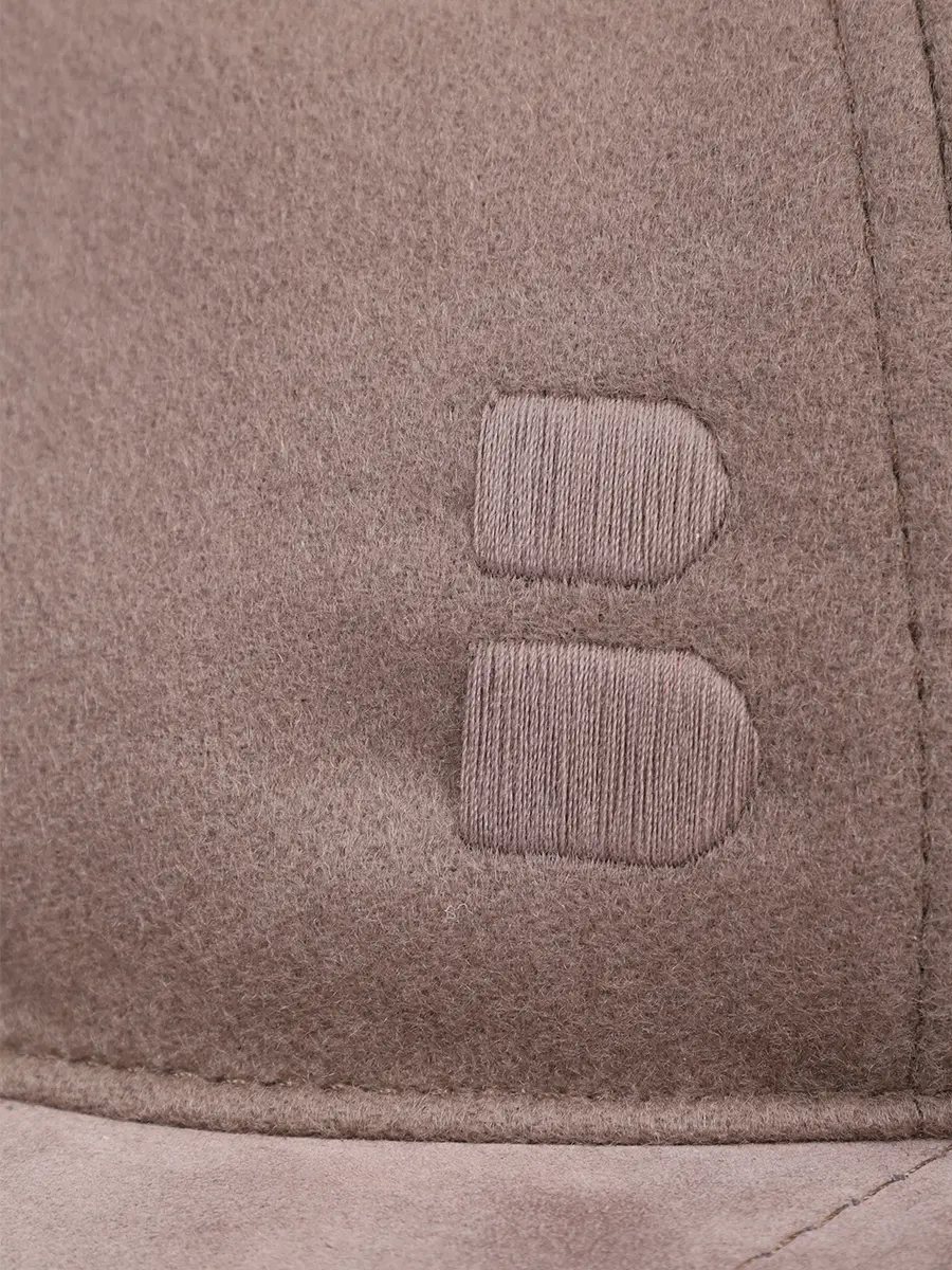 Бейсболка кашемировая BRETT JOHNSON FW25C1L766PEL Бежевый  Фото 3