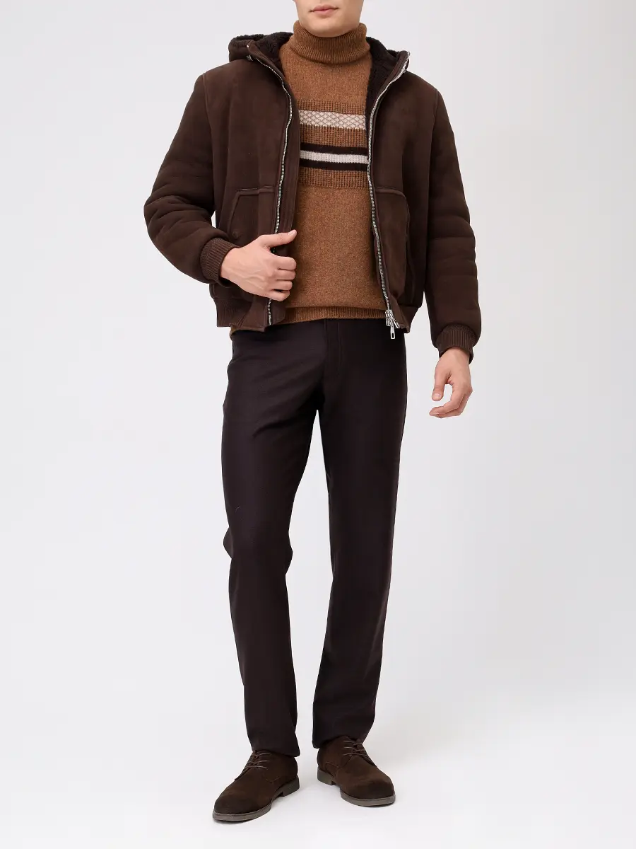 

Чиносы шерстяные, Коричневый, FW25P15L991ESP