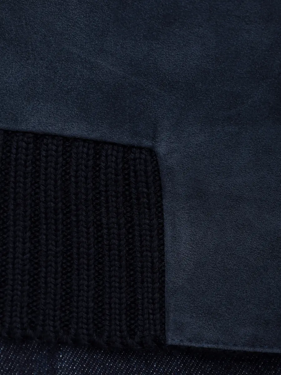 Кардиган комбинированный DANIELE FIESOLI 0136/23 BLU Синий  Фото 6