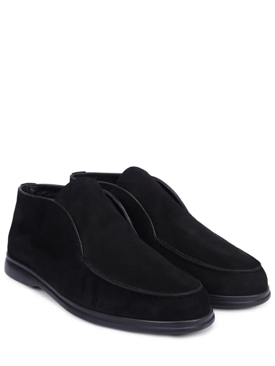 Ботинки замшевые на меху ALDO BRUE` BD331T-CA-386 Черный  Фото 2