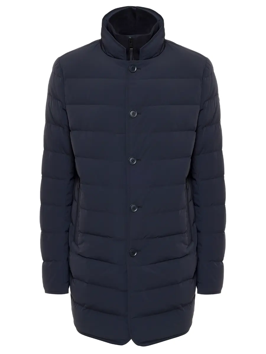 Пуховик стеганый DUNO LOFT 845 Синий 