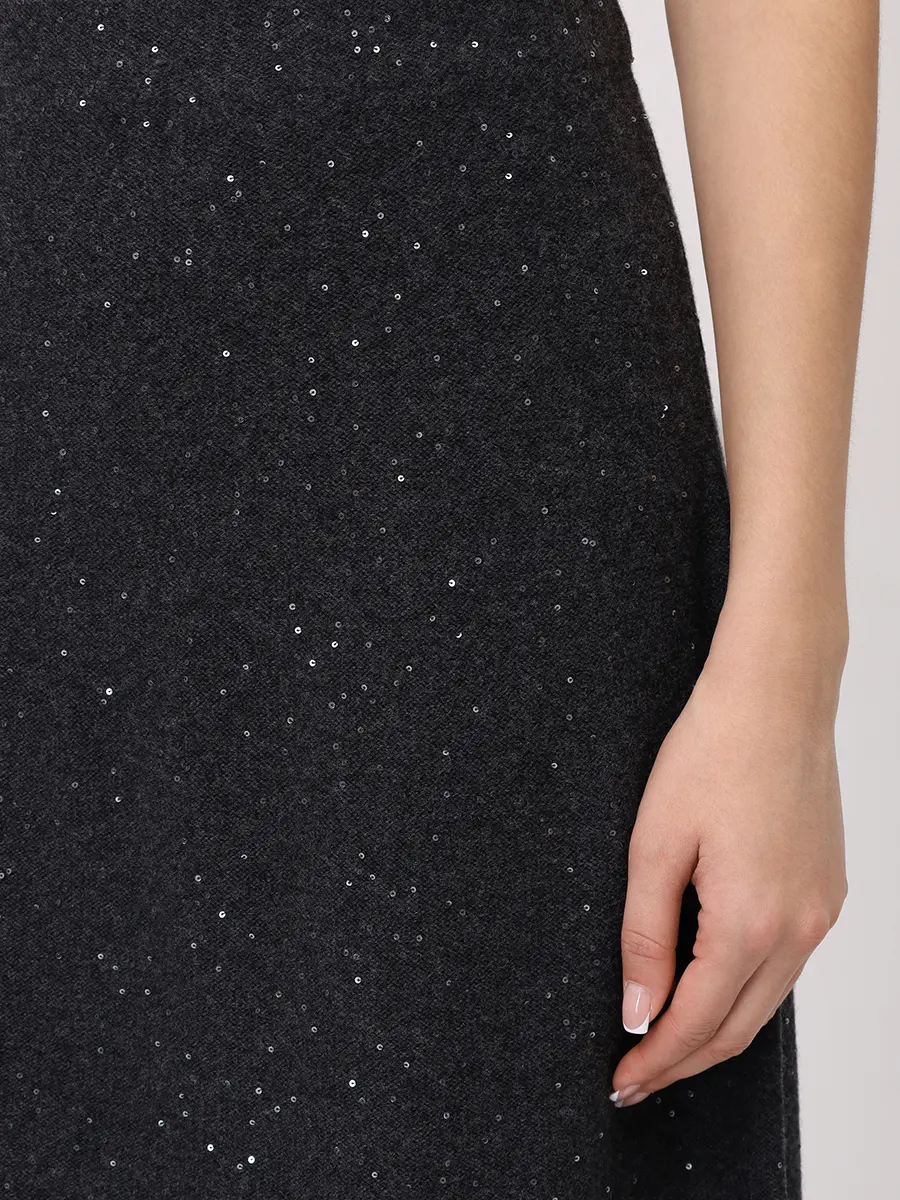 Юбка шерстяная ANTONELLI FIRENZE 41621P-01725-20910 Темно  Фото 5