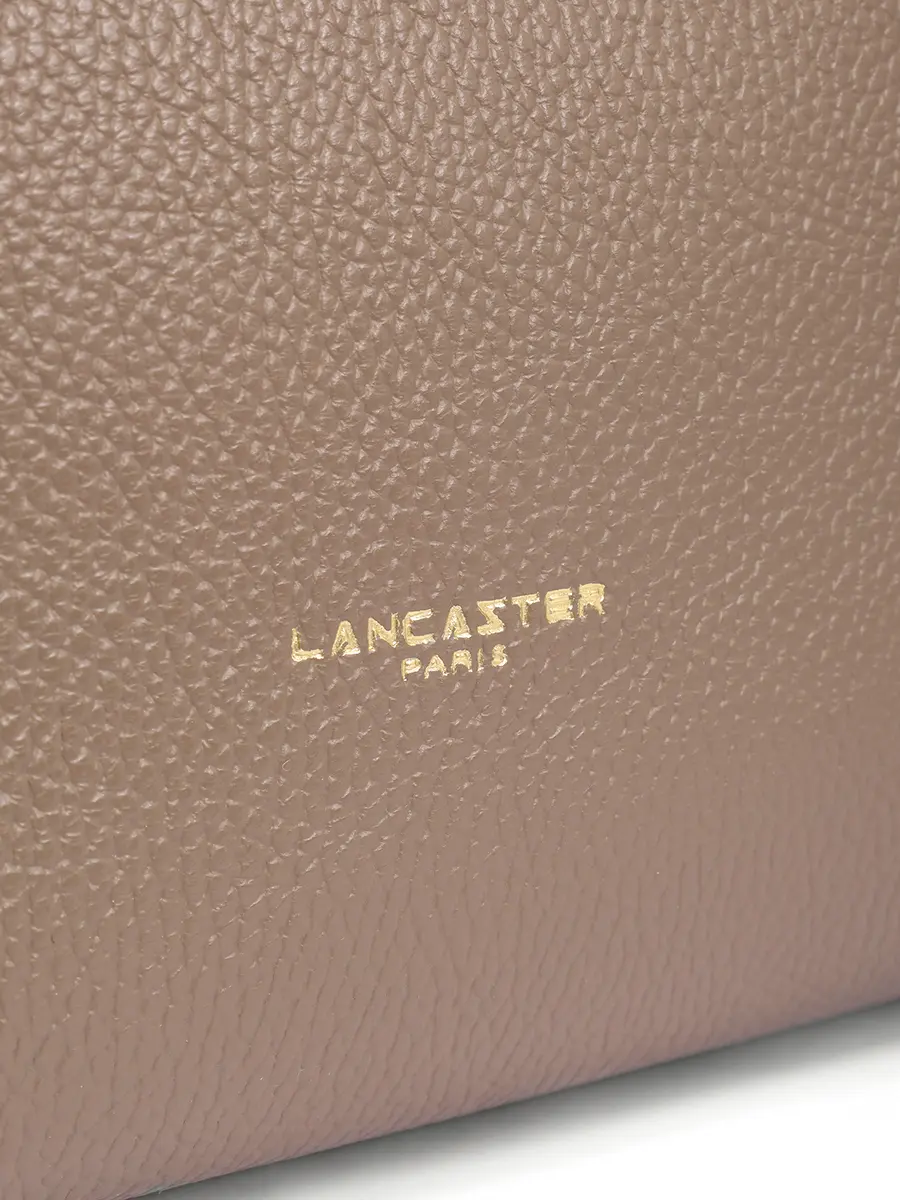 Сумка кожаная Ida Double LANCASTER 470-85-TAUP_IN_OR Светло- Коричневый  Фото 5