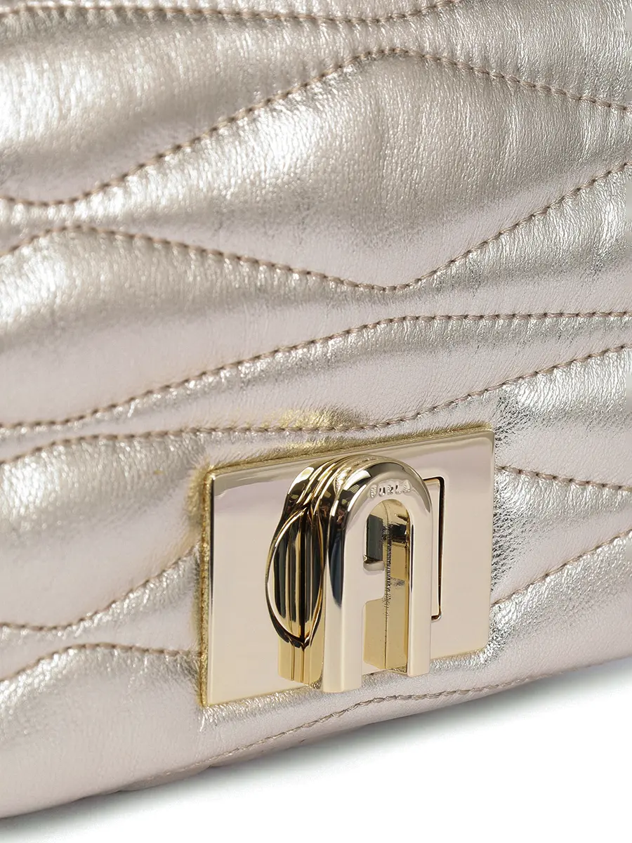 Сумка кожаная 1927 mini FURLA WE00735-BX3972-CGD00 Золотой  Фото 5
