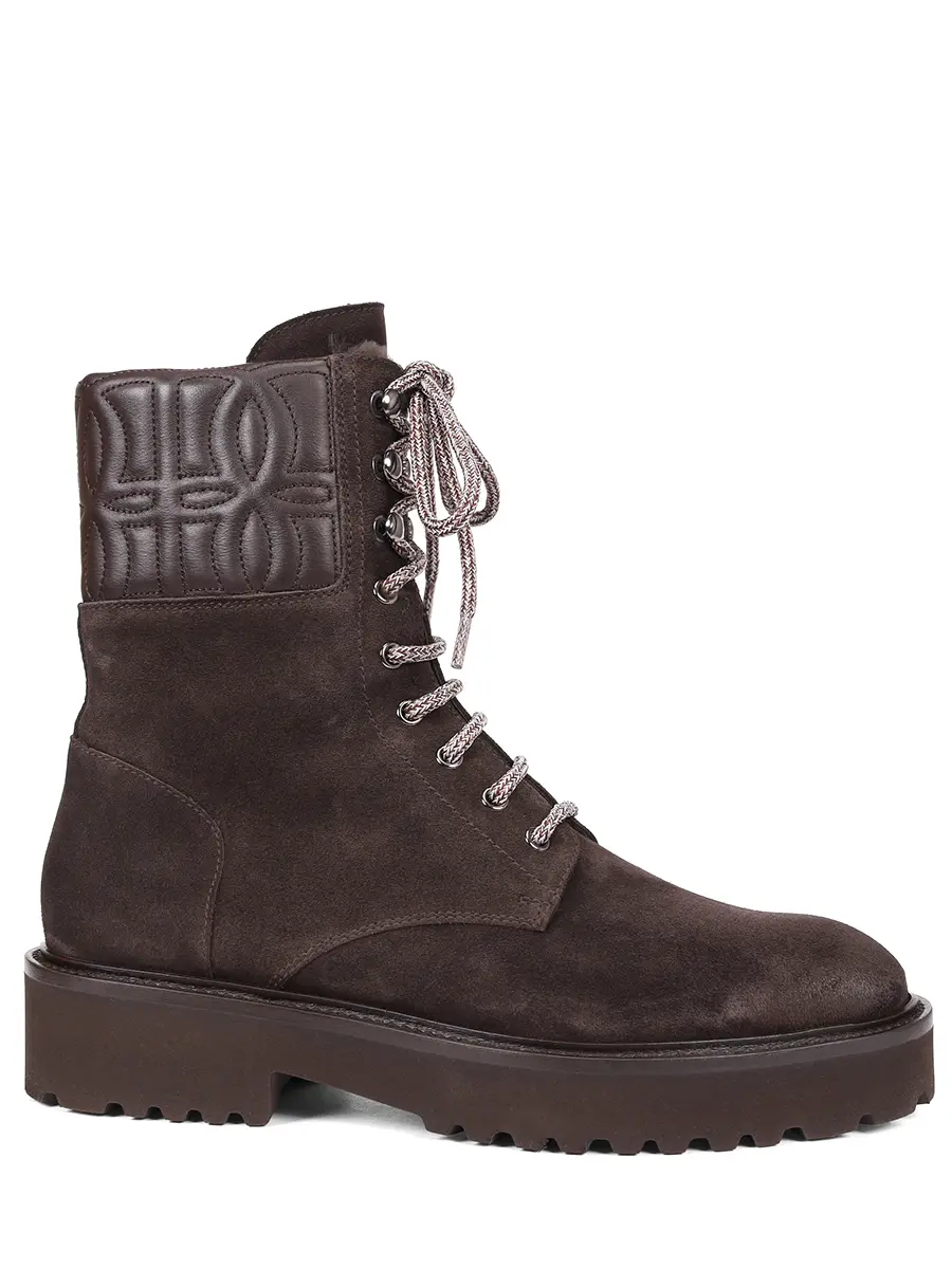 

Ботинки замшевые на меху, Коричневый, DD8817PHILPN786TL03