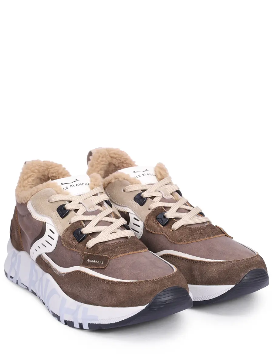 Кроссовки замшевые на меху VOILE BLANCHE 001 2019471 02 1D13 Коричневый  Фото 2