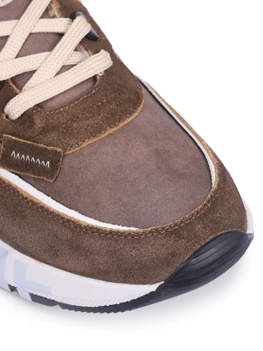 Кроссовки замшевые на меху VOILE BLANCHE 001 2019471 02 1D13 Коричневый  Фото 5